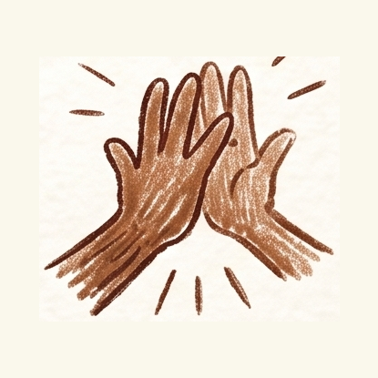 $AMZNG High five sticker